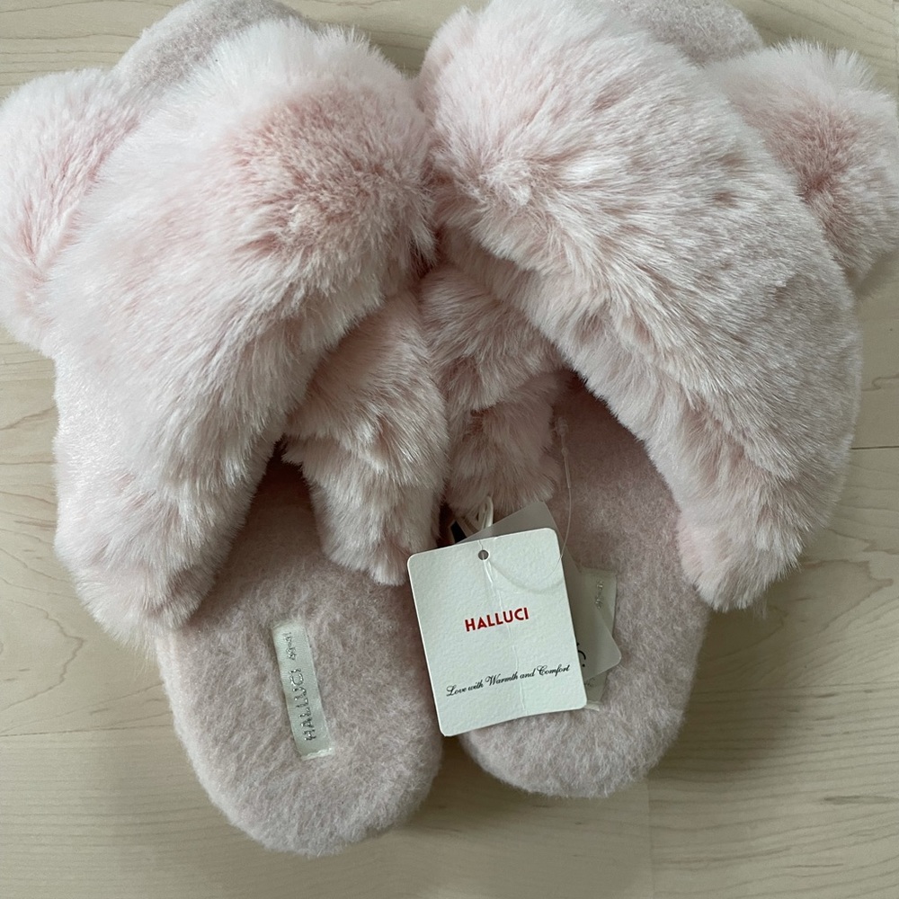 Slippers, pink, brand new with tags, size 40/41